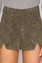 Load image into Gallery viewer, NO LIES FAUX SUEDE SHORTS
