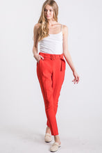 Load image into Gallery viewer, RED DEVIL BELTED PANTS