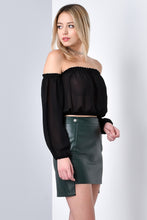 Load image into Gallery viewer, UP TO YOU OFF SHOULDER CROP TOP